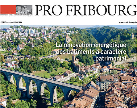 La publication Pro Fribourg no. 229 est disponible!